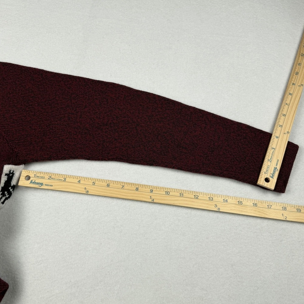 Paka Unisex The Cusco Sweater Burgundy XS - Picture 5 of 12
